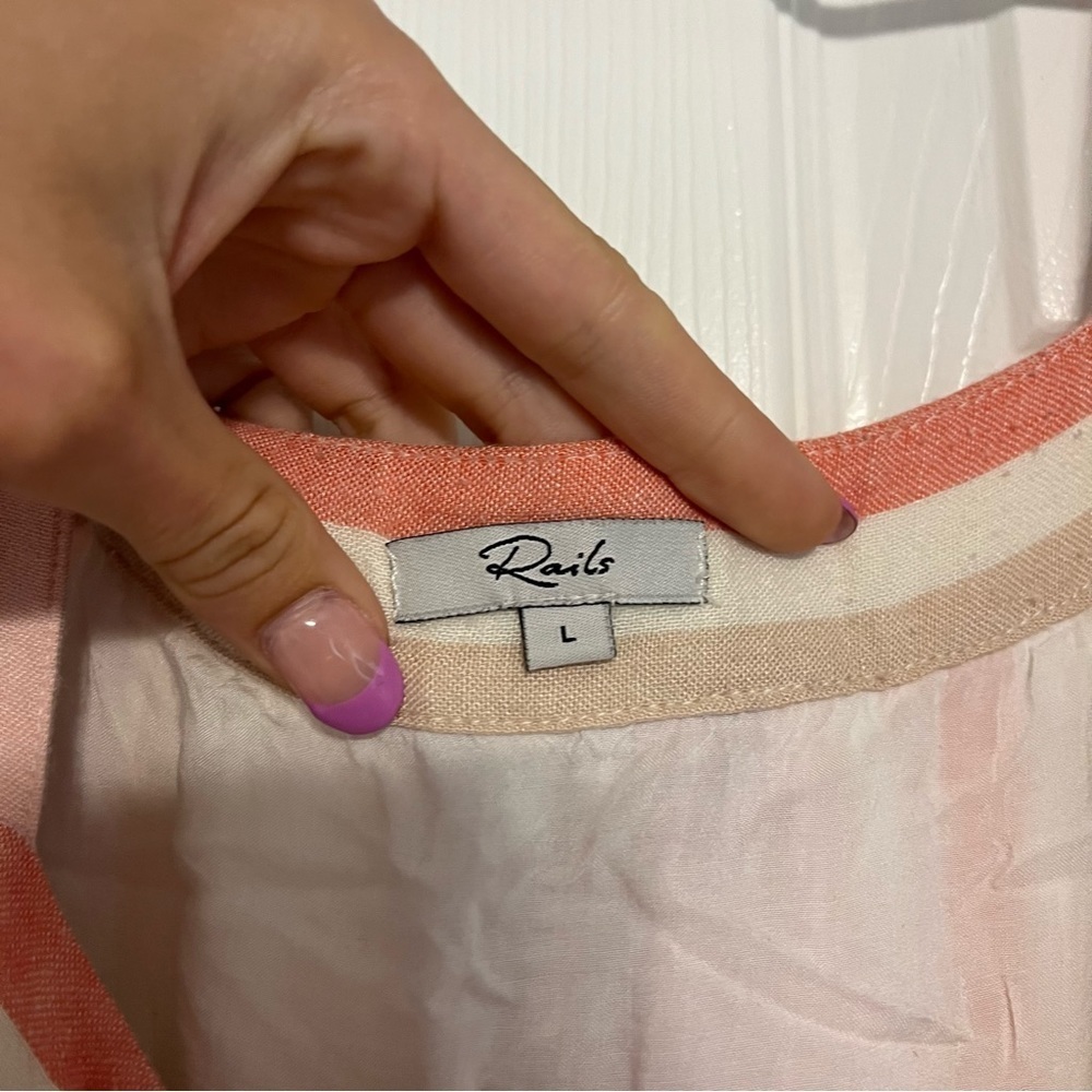 Rails Amaya Juliette Stripe Linen Dress - Picture 8 of 15